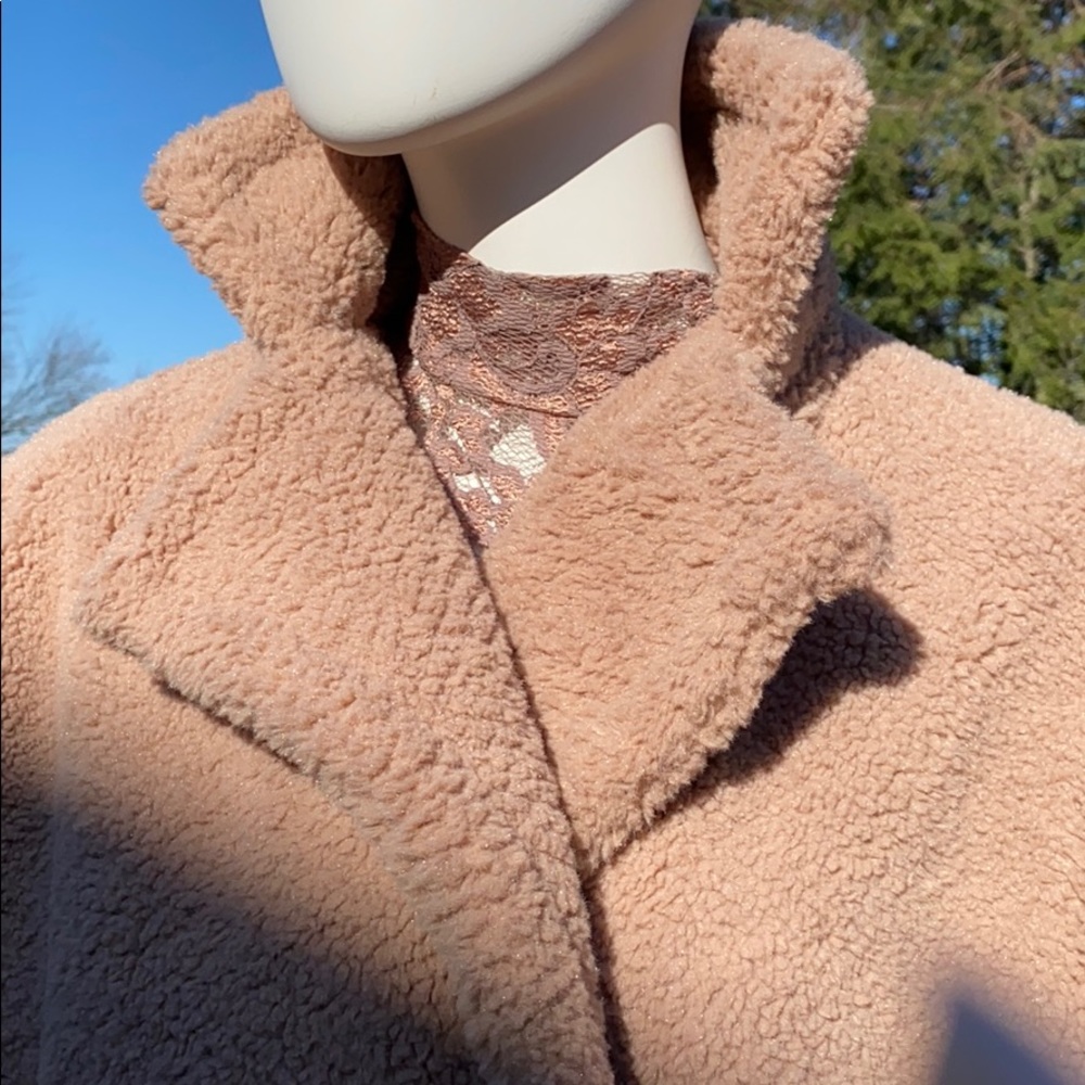 Urban Outfitters Sherpa Teddy Coat size S NWOT - Picture 6 of 14